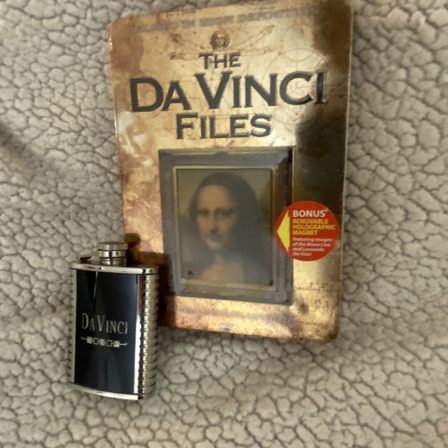 The DaVinci  Files, DVD’s And 1 Audio And Flask