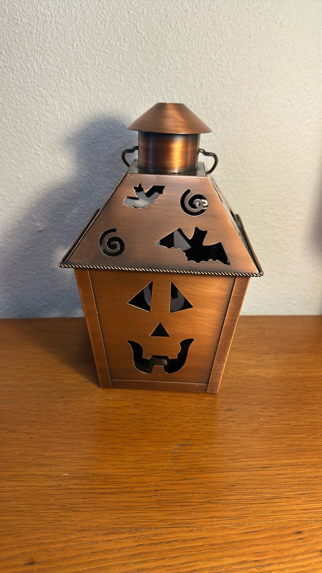 Vintage Darling , Hallmark Brand Copper Tea Light Lantern