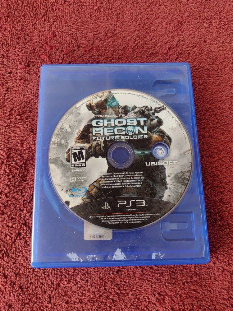 Tom Clancy's Ghost Recon Future Soldier (PS3 PlayStation 3)