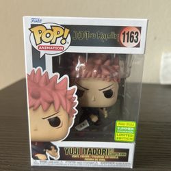 EXCLUSIVE Yuji Itadori with Slaughter Demon Funko Pop #1163 Jujutsu Kaisen Anime
