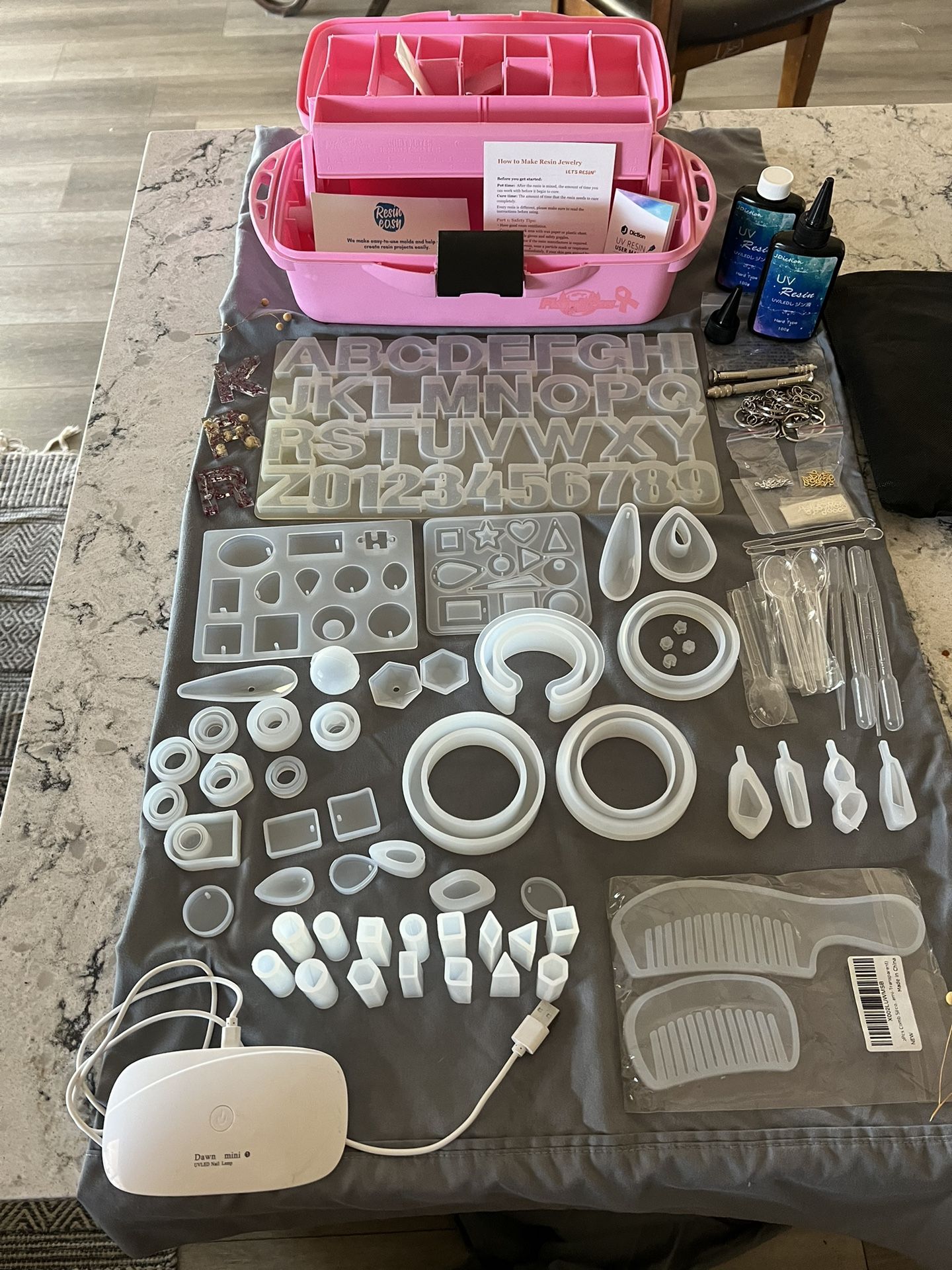 Huge Lot Of Silicone Resin Molds- Start Your Own Business!
