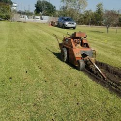 We Do Trenching For Utilities Lines