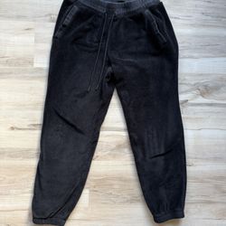 Women Fleece Jogger Pants Size M