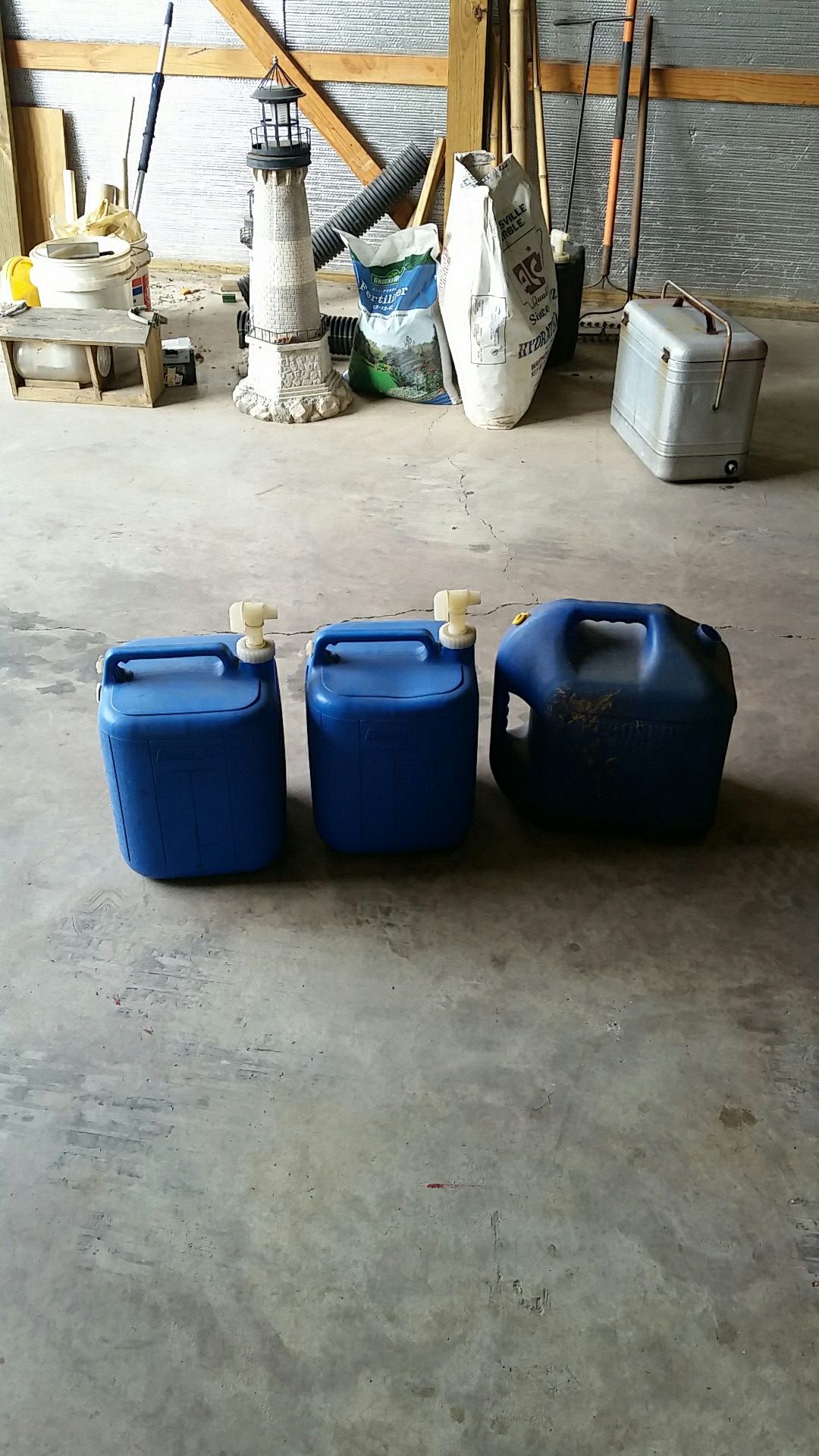 3 Kerosene Cans