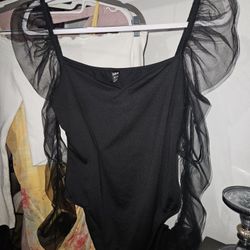 Black Bodysuit Sz M