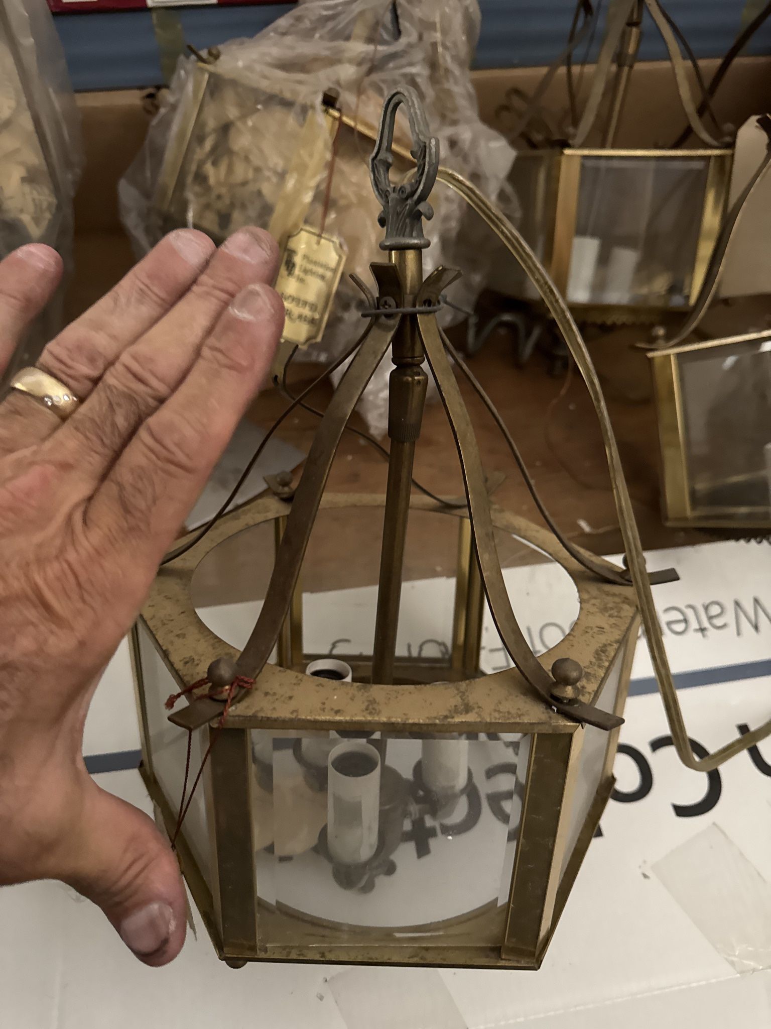 Hanging Chandelier And Light Fixtures