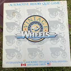Vintage Automotive History Quiz Game 