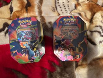 Pokémon Mega Charizard Tins XY Sealed