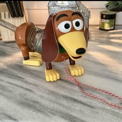 Toy Story Slinky Dog Pull Toy With Wheels