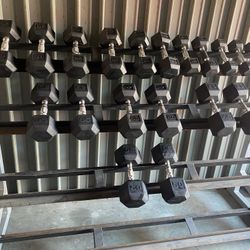 Dumbbell Sets And Rack