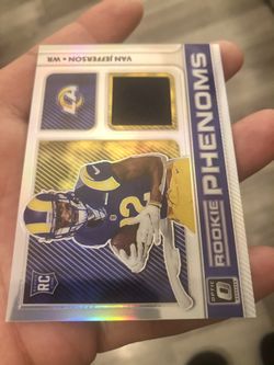 LA Rams NFL Optic Panini Cam Akers Van Jefferson Rookie