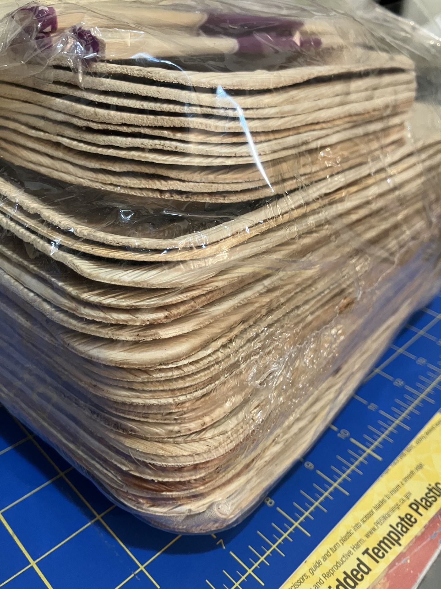 Bamboo Plates N Chinese Sticks