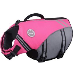 Dog life jacket, swim size medium