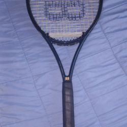 Double Strung And Bergelin Tennis Racket