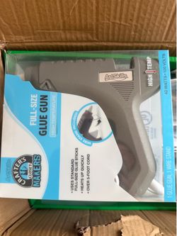 Brand new hot glue guns and glue sticks
