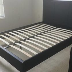 New FULL Size Bed Frame Cama Matrimonial Platform Bed Frame Full Size Bedroom Furniture 