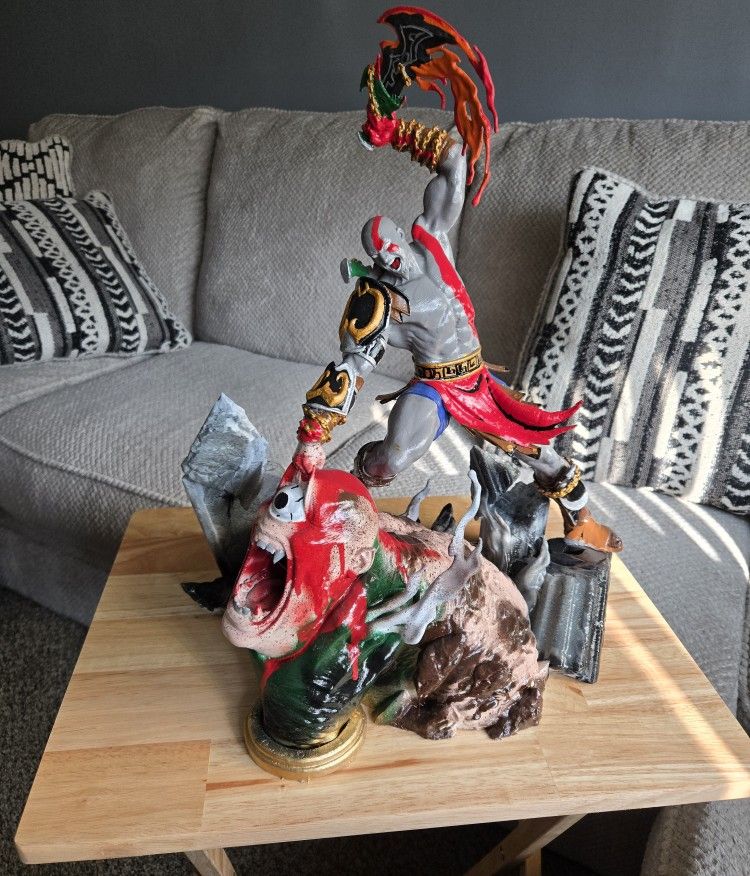 God Of War Kratos Statue