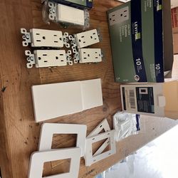 Outlets and wall plates