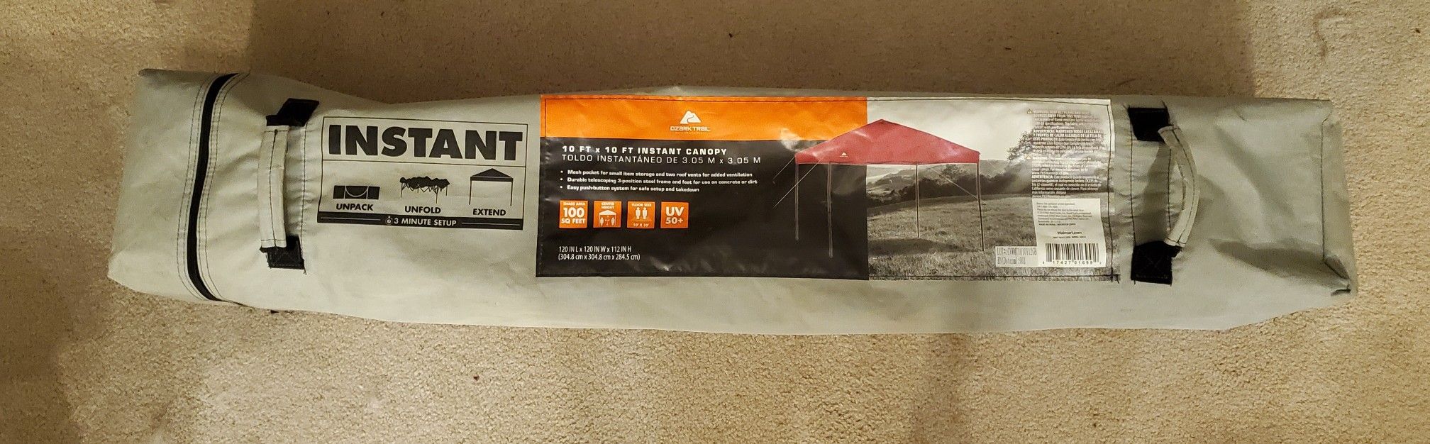 Ozark Trail 10' x 10' Instant Canopy