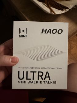 HAOO Ultra Mini Walkie Talkies (2-Pack) – Rechargeable