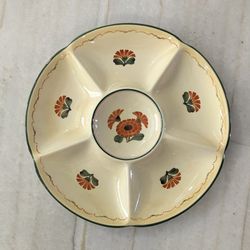 Vintage Danish Aluminia Morgenfrue serving dish