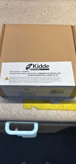 Kidde (contact info removed)3 Combination Smoke and Carbon Monoxide Alarm