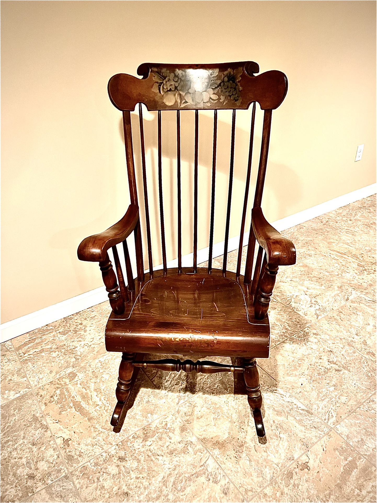 Ethan Allen vintage Rocking Chair Genuine Wood Made In The USA 