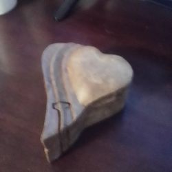 Wooden Heart Puzzle Box