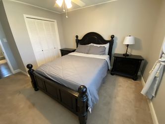 Queen Size Bed and Night Stands