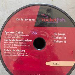 Rocketfish 100ft 16 gauge copper speaker wire