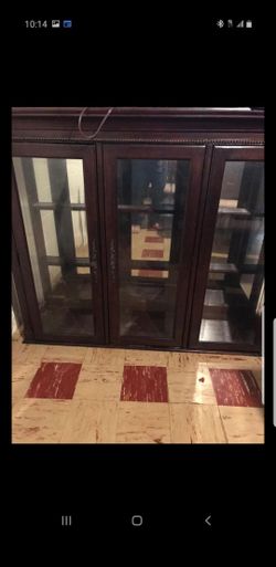 6- Chair Dining table Plus Chained Cabnet Set