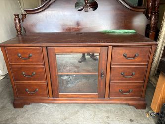 solid wood entertainment center