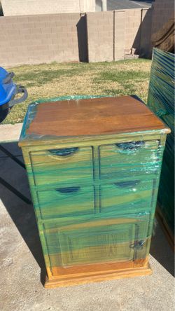 Antique wood cabinet