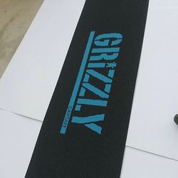 Grizzly Font Grip Tape (Blue, Green, Yellow, White)
