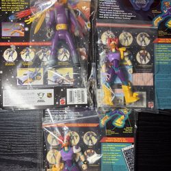 Vintage Mighty Ducks  Mallory & Duck L’Orange Action Figure Bundle of 3-Mattel (1996)