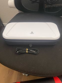 PlayStation portable+ hard case and charger+ screen protector