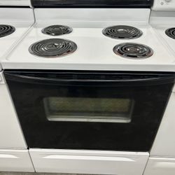 White Self Clean Stove 