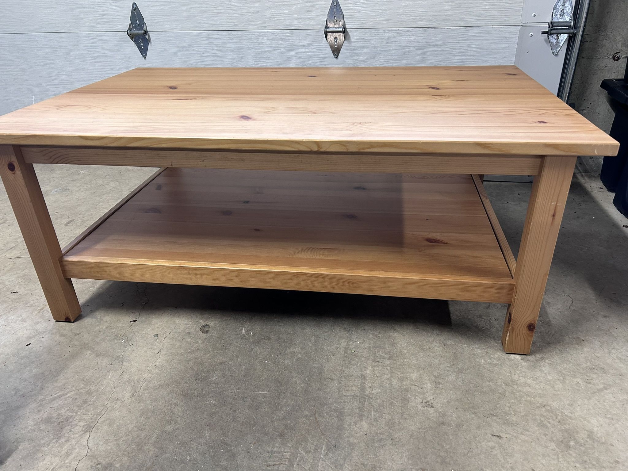 Ikea Hemnes Coffee Table - Solid Pine