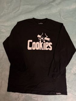 Cookies Long Sleeve Graphic T-Shirt Black