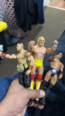 Hug Hogan figurines, and Rock, John Cena