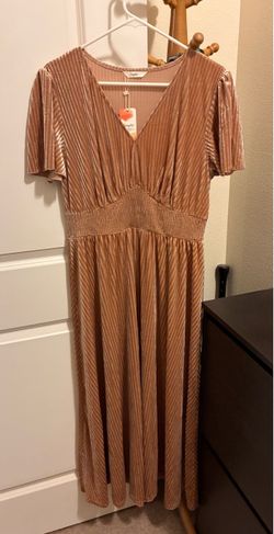 Simplee Velvet Maxi Velvet Stretch Dress with Tags