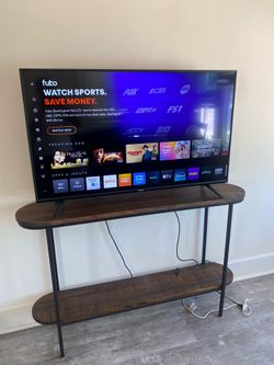 44 inch smart tv with wooden table