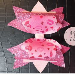 Valentine's Day Hair Bows 