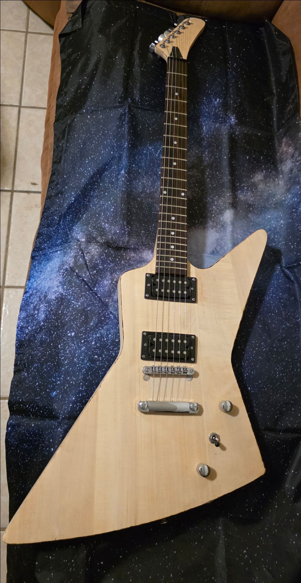 Custom Explorer Style Guitar