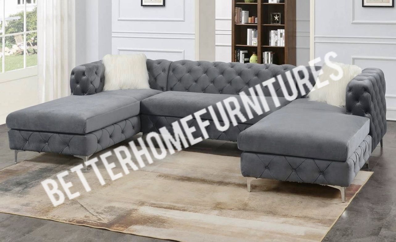 New sectional in box- $0 interest Finance available- shop now pay later.