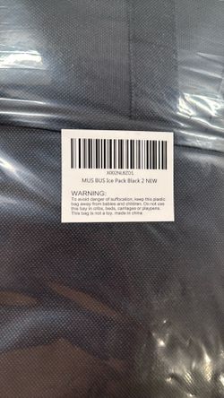 New Reusable Ice Pack (Black)