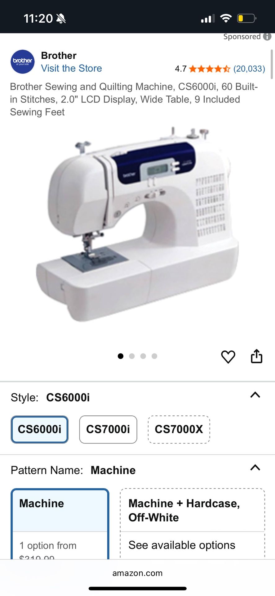 Brother Sewing An Quilting Machine