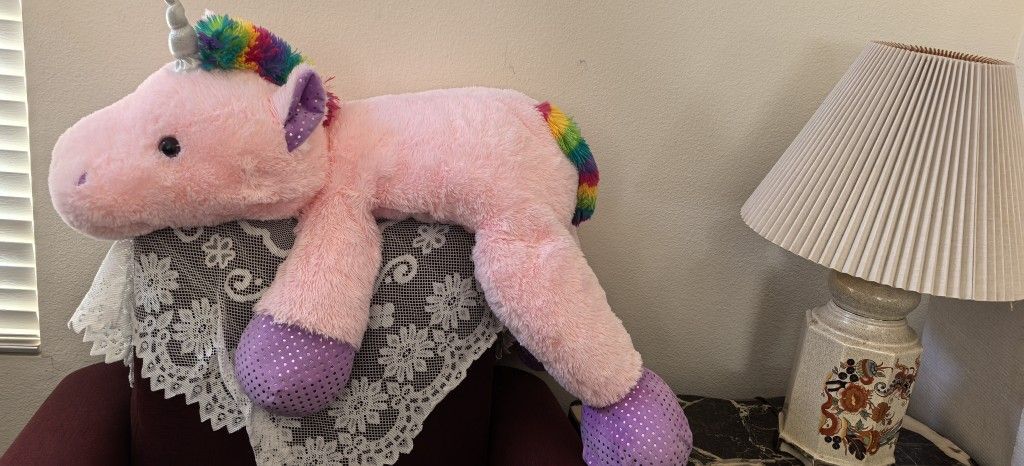 unicone Pink Stuffed Animal