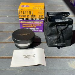Digital Optics Professional Lens 2X Telephoto High Speed Auto Focus, 58mm Mt.
