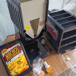 Nacho chips and cheese cup warmer and hot top 2